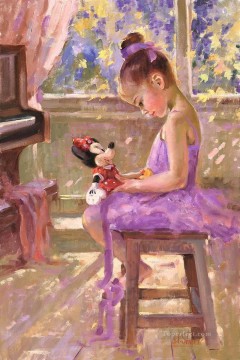 子供向け Painting - ミニーマウス ジョイフル IS ディズニー